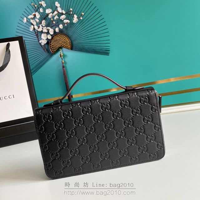Gucci古馳包包 G家新款錢包 款號:395474  古奇克壓皮男士大號錢包 手拿包  gdj1369